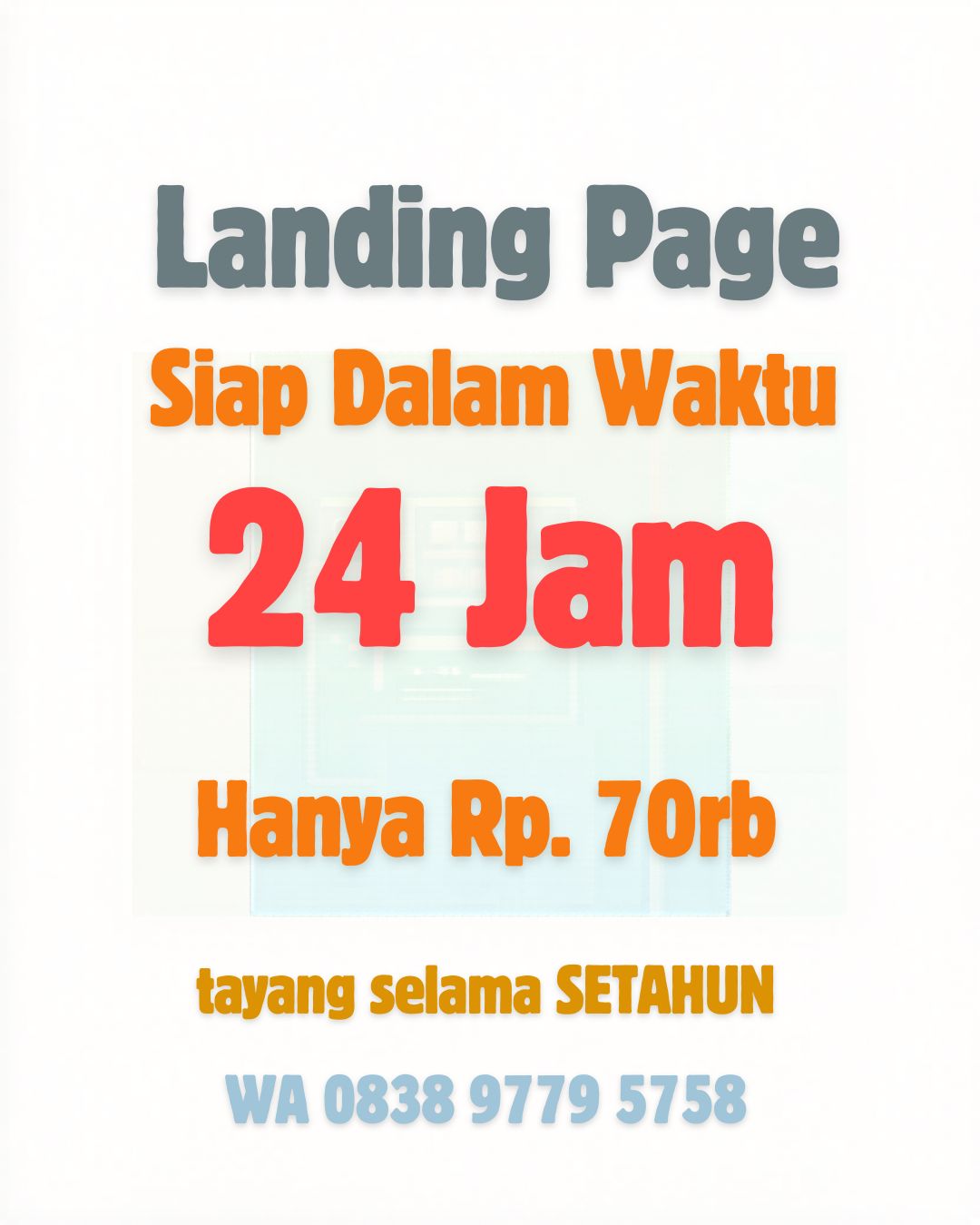 Landing Page by jejakWEB
